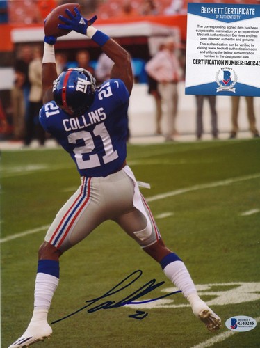 Landon Collins New York Giants Autographed Signed 8x10 Photo Beckett Authentic - Picture 1 of 1