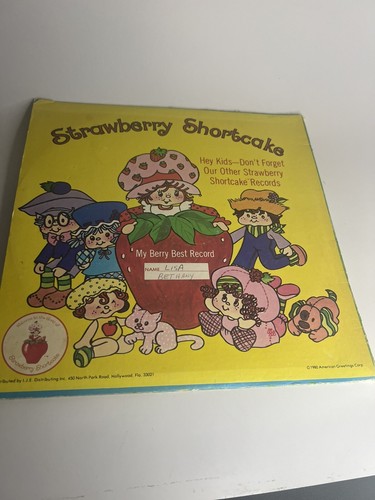 "The World of Strawberry Shortcake" Vinyl Lp~1980 American Greetings - Picture 2 of 5