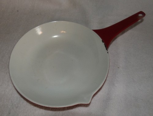 Vintage Copco 109E Denmark Skillet 8.5" Red - Picture 3 of 9