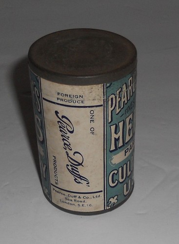 RARE Pearce Duff's Herbs Spice Parsley Culinary Use Tin Can Paper Label SEALED - Picture 2 of 3