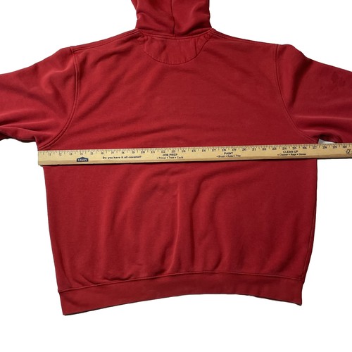 Sudadera con Capucha Vintage Y2K Nike Center Swoosh Fútbol Envejecido • Talla XL - Imagen 10 de 13