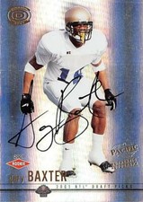 Gary Baxter autographed Football Card Baylor 2001 Pacific Dynagon #132 Refractor
