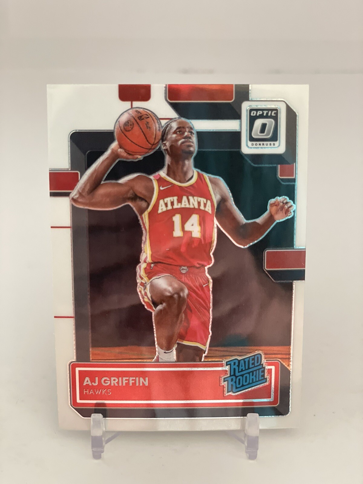 2022-23 Donruss Optic Rated Rookies Base #204 AJ Griffin - Atlanta Hawks