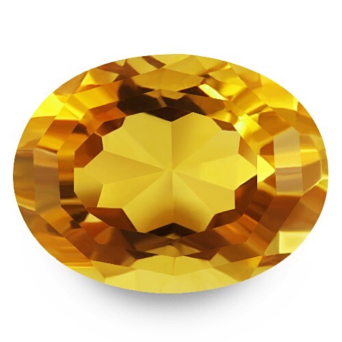 Citrino Natural Impecable 5.19ct Corte Ovalado Color Amarillo Dorado Extraído en Brasil - Imagen 2 de 6