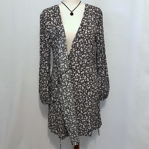 Elodie NWT Floral Wrap Long Sleeves Dress Women XL - Picture 8 of 12
