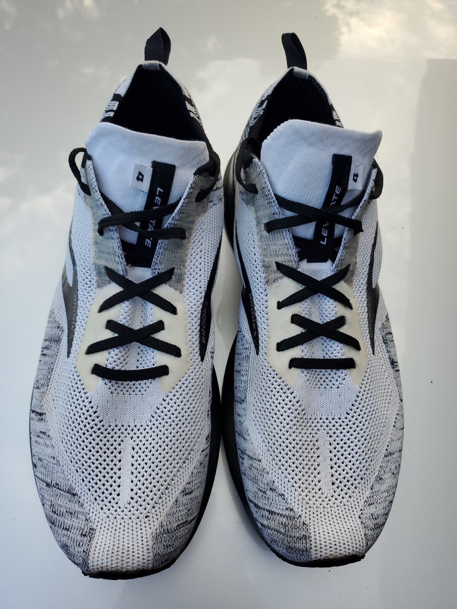 Brooks Levitate 4 White/Black Running Shoe Athletic Men Sz  display picture 3