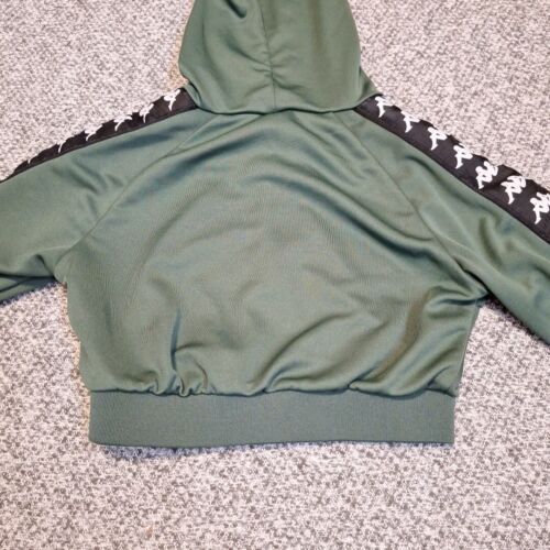 Giacca tuta cropped con logo Kappa - verde taglia media - Foto 11 di 11