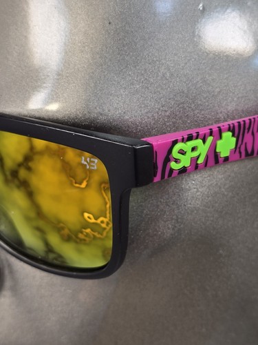 Ken Block 43 Men's Sunglasses Square Race Sport Mirrored/Tinted Lense Pink Zebra - Picture 2 of 4
