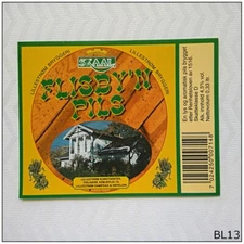 Skaal Flisby'n Pils Beer Label (BL13)