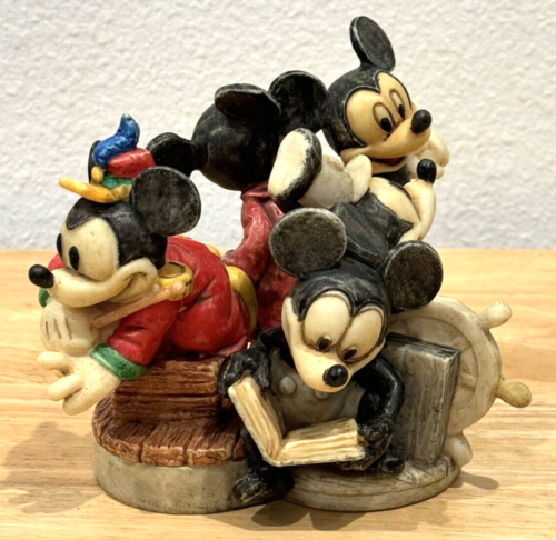 RARE HTF DISNEY HARMONY KINGDOM FOREVER MICKEY MOUSE FIGURINE TRINKET BOX LE 500 - Picture 7 of 12
