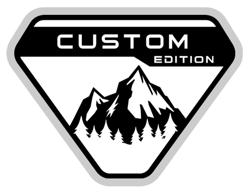 2x Fender Custom Emblem Badge Logo for Ford Bronco Truck Sport Offroad 4x4 - Picture 2 of 10