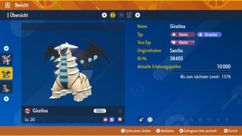 Shiny and Non Shiny Legendario Nivel 20 de Pokémon Go para Pokémon Carmesino/Púrpura - Imagen 185 de 344