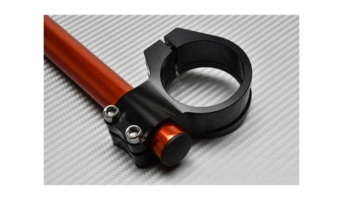 Coppia Semimanubri Racing AVDB Standard Arancione 38 mm 38mm YAMAHA FZR 400 - Picture 4 of 5