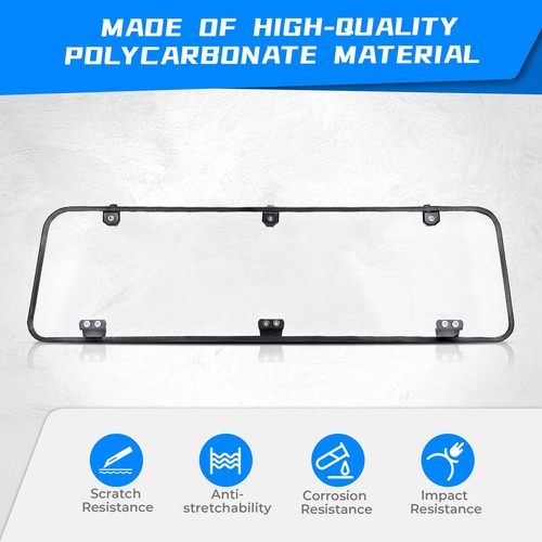 Vented Front & Rear Windshield For Polaris General 1000 /XP 1000 /1000 4 2016-25 - Picture 14 of 18