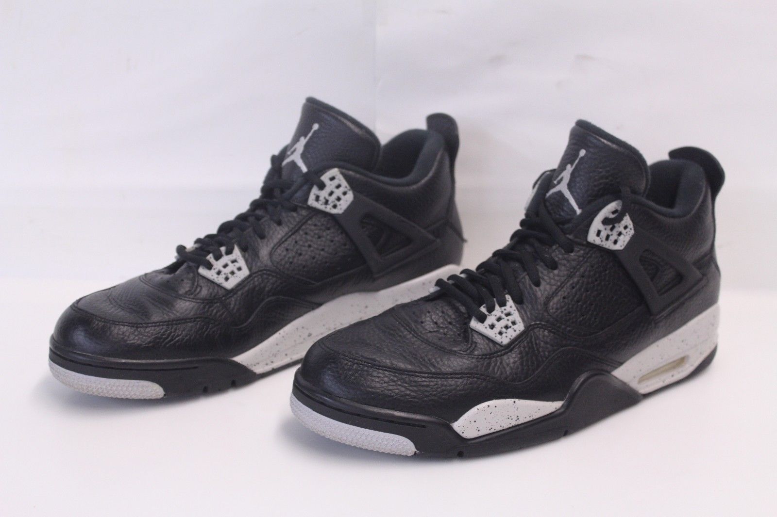 NIKE Air Jordan IV 4 Retro Oreo Black/Grey Cement 314254-003 US Men's Size 13 NIKE Air Jordan IV 4 Retro Oreo Black/Grey Cement 314254-003 US Men's Size 13