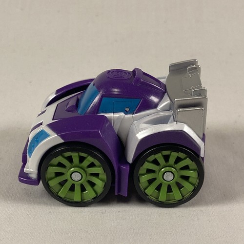 TOMY Rescue Bots Flip Racers Blurr Purple Griffin Rock Racing 2017 Transformers - Picture 5 of 10