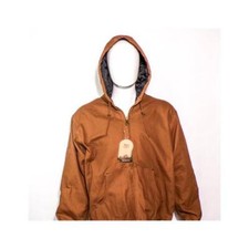 Duck Brown Cotton Canvas Work Jacket/Wear w/Hood