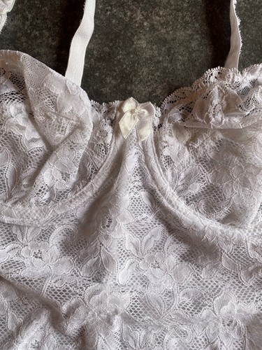 Brand New Ladies Panache White Lace Teddy Bodysuit - Sizes 34A upto 38B - Picture 3 of 8