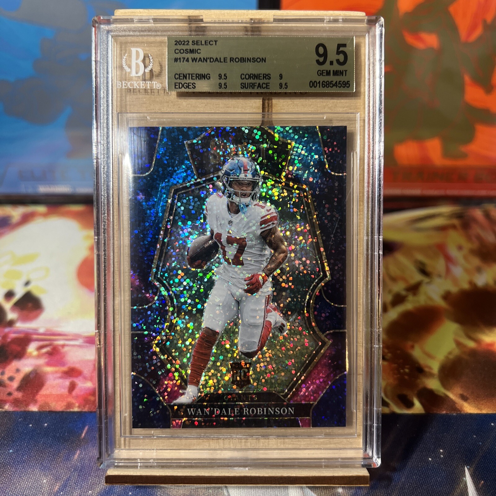 2022 Panini Select Wan’Dale Robinson RC No. 174 Premier Level Cosmic Beckett 9.5