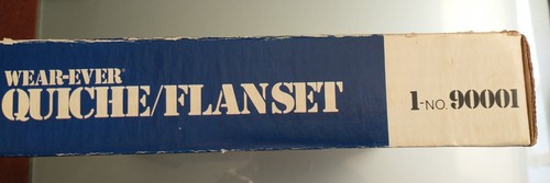 VINTAGE WEAR-EVER QUICHE FLAN SET PANS NEW OLD STOCK IN BOX BAKING COOKWARE - Picture 5 of 5