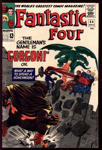 FANTASTIC FOUR #44 3.5 // PRIMA APPARIZIONE DI GORGON MARVEL COMICS 1965 - Foto 1 di 2