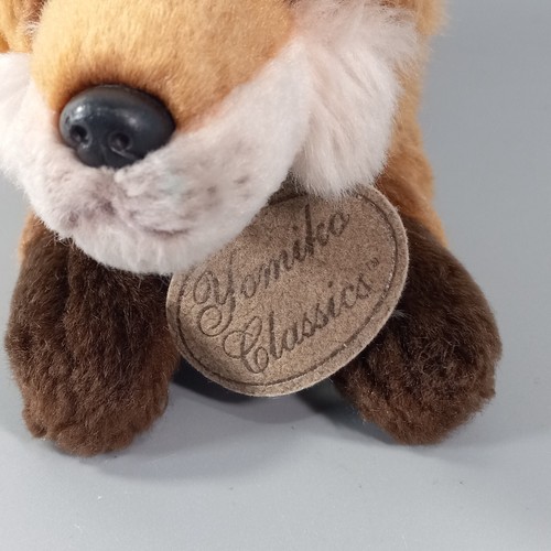 Yomiko Classics Rotfuchs Sitzsack Plüsch Russ Berrie Stofftier 12 Zoll mit Halsband - Bild 7 von 11