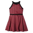 Skater Girl Black Sleeveless Dresses for Girls