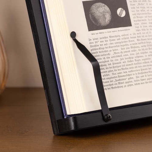 Soporte para libros y tablet atril de bambú en color negro para libro o tableta - Imagen 5 de 7