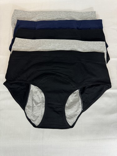 HATSURE Period Underwear for Women Leak Proof Cotton Overnight Menstrual Panties