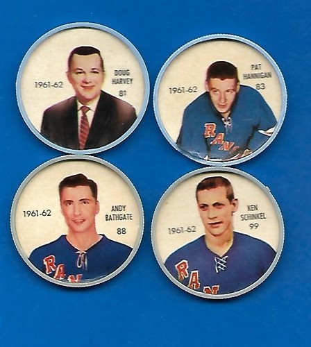 1961-62 MONEDA DE HOCKEY JELLY SHIRRIFF SALADA FOODS NHL 61-62 MONEDAS 1-120 VER LISTA - Imagen 314 de 457