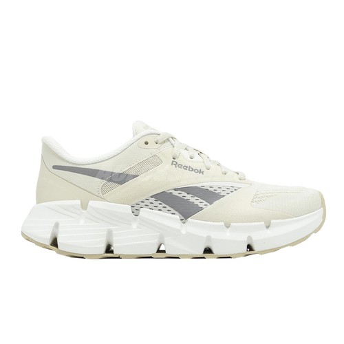 Reebok Zig Dynamica 5 Alabaster Chalk Grey Women Road Running Shoes 100208536 - Picture 6 of 8