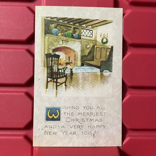 Postal Feliz Navidad y Feliz Año Nuevo Sol Hecha en EE. UU. De Colección - Imagen 1 de 2