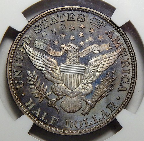 1892 NGC PF67 CAMEO BARBER HALF DOLLAR - Picture 2 of 4