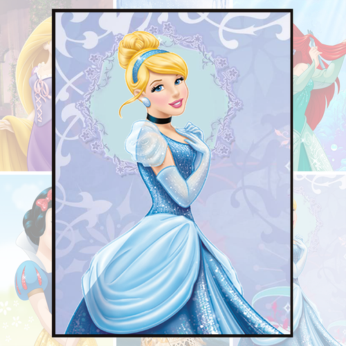 Póster de princesa Disney niños dormitorio arte de pared guardería impresión A4 - Imagen 6 de 15