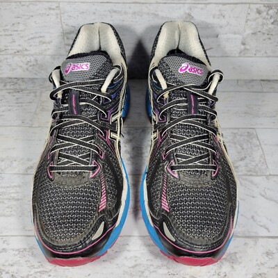 Asics Womens GT 2000 Sneakers Size 9.5 Black Purple PHF Shoes