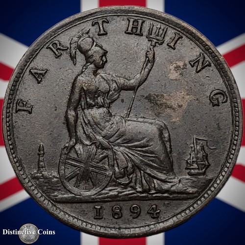 Great Britain 1894 Farthing 1/4d GB4378 - Picture 2 of 2