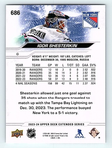 2023-24 Upper Deck Extended Hockey Base #501-700 - Pick your cards! - Picture 338 of 364