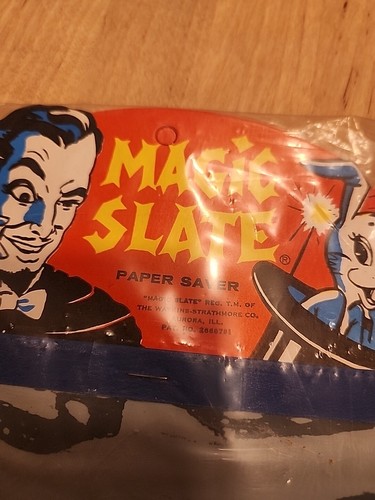 1978 Magician Magic Slate Paper Saver White Rabbit Black Hat in Originalverpackung - Bild 3 von 5