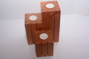 3 套装木制手工支柱蜡烛烛台 Ebay 3 套装木制手工支柱蜡烛烛台 Ebay