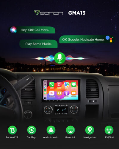 Eonon Android 13 8" Car Radio Stereo GPS Navigator Head Unit For GMC Chevy Buick - Picture 2 of 16