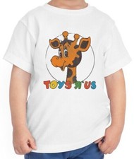 Vintage Toys R Us Geoffrey Giraffe TODDLER T-SHIRT 80's 90's Retro Parody TEE