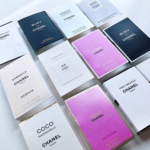 5pc Random CHANEL Fragrances Sample Spray Set Kit 1.5ml/2ml each - Bild 3 von 4