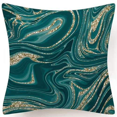 Cushion COVER Blue Green White Bird Peacock Flower Decorative Pillow Case 18x18" - Picture 24 of 55