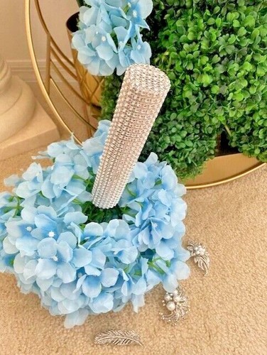 Bling Universal Bouquet Holder Crystal Rhinestone Wedding Bride Bouquet Holder - Picture 10 of 14