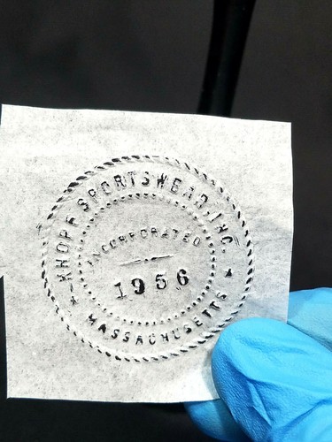 Collectible Stamp Seal Solid Iron From Knopf 1956 Vintage - Picture 6 of 11
