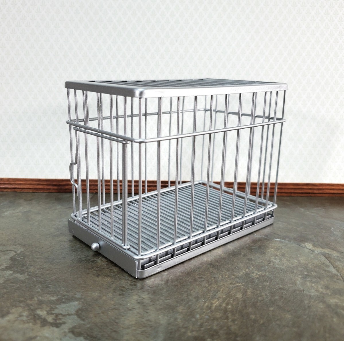 Dollhouse Medium Dog Cage Crate Metal Opening Door for Animals Pets eBay