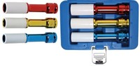 BGS Kraft-SchoneinsäTze Lang NüSse Felgennuss 17-19-21 Mm Felgen SteckschlüSsel