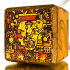 Chocolate Chronicle - From Ancient Aztec Codex - Backgammon Doubling Cube - 36mm
