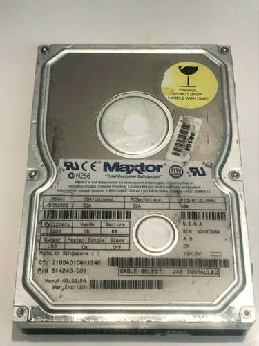 MAXTOR 90320D2 02A 09A 3BA 3,2 GB IDE FESTPLATTE 314240-001 aa5hd4 - Bild 1 von 2