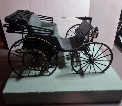Carro sin caballos vintage Franklin Mint 1883 Duryea escala 1:8, coche de motor {LEER} - Imagen 15 de 18
